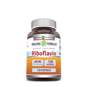 Riboflavin 400mg - 120 Capsules &#40;120 Servings&#41;  | GNC